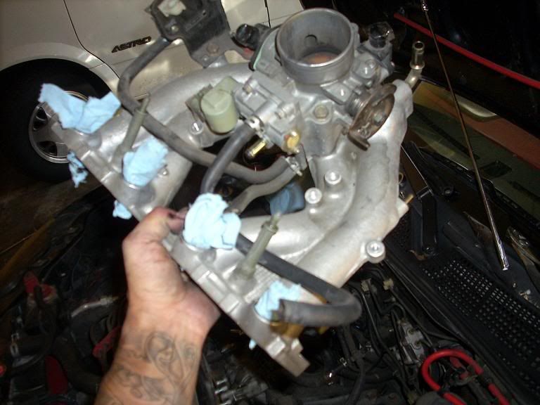 My y7 to y8 Intake Manifold Swap (pics) Honda D Series Forum